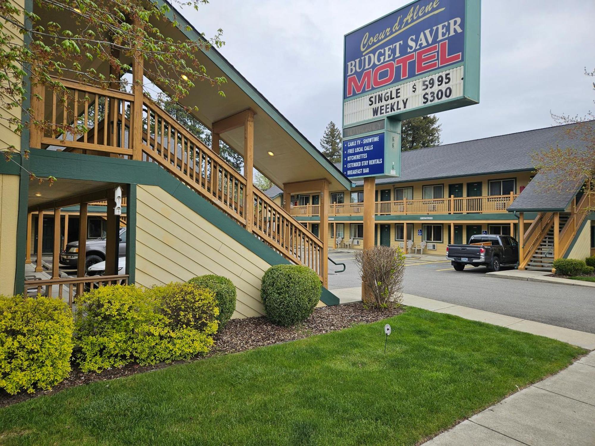 Coeur D' Alene Budget Saver Motel Coeur d'Alene Exterior photo